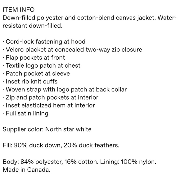 CANADA GOOSE LADIES CONSTABLE WHITE PARKA SIZE SMALL - Picture 6 of 16